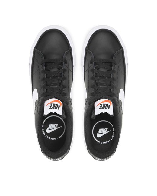 Nike Gray Sneakers Court Legacy (Gs) Da5380 002