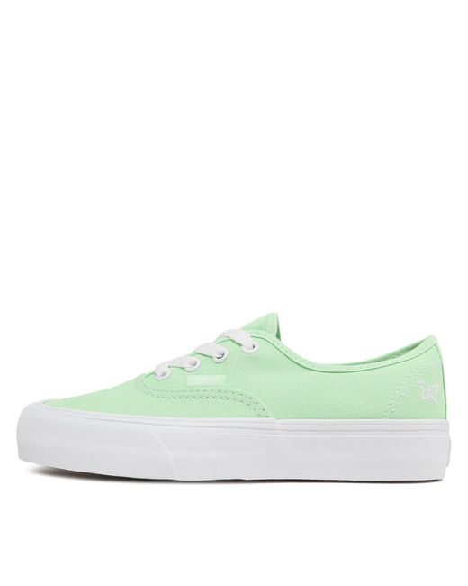 Vans Green Sneakers Aus Stoff Authentic Vr3 Vn0005Udblz1 Grün