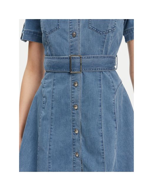 Morgan Blue Jeanskleid 241-Rixes Regular Fit