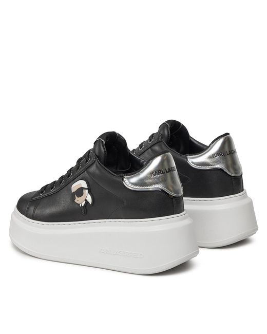 Karl Lagerfeld Black Sneakers Kl63530N
