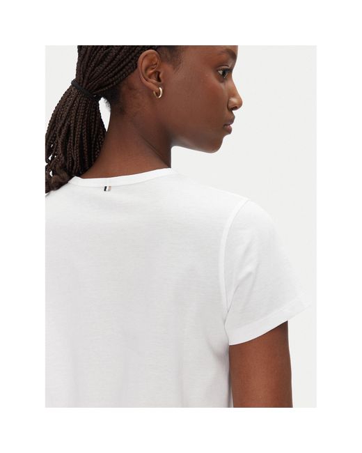 Boss White T-Shirt Eventsa7 50537598 Regular Fit
