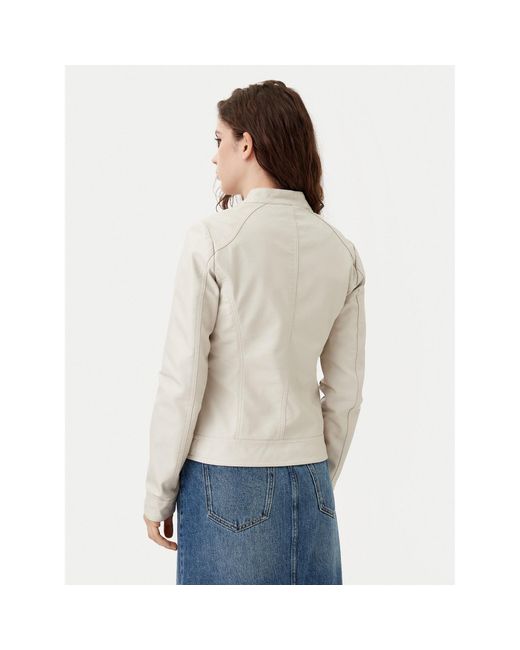 ONLY Natural Jacke Aus Kunstleder Bandit 15081400 Regular Fit