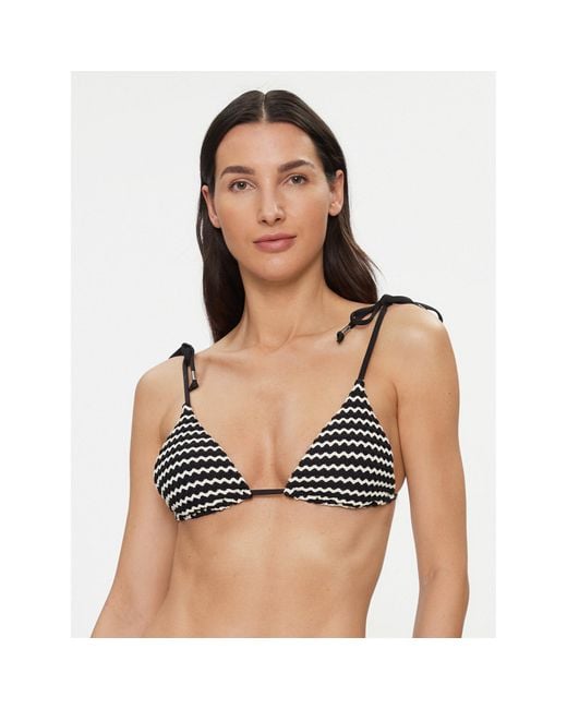 Seafolly Black Bikini-Oberteil Mesh Effect 31428-102