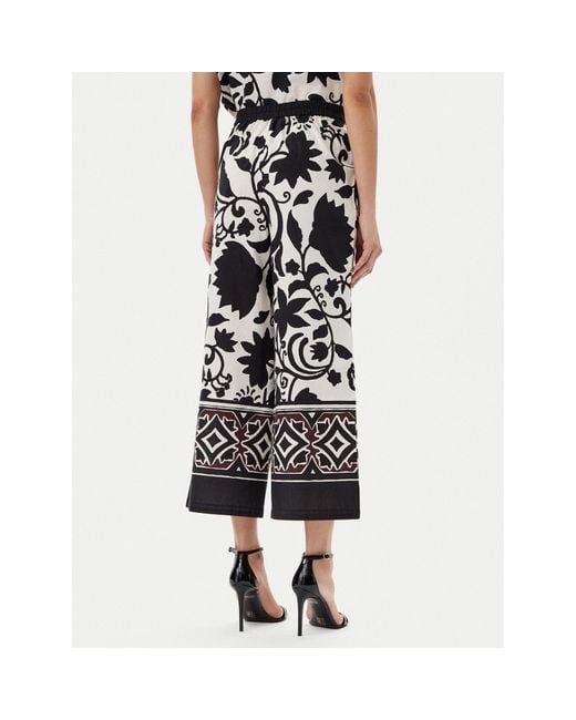 GAUDI Black Culottes 511Fd25011 Relaxed Fit