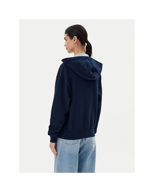 Tommy Hilfiger Blue Sweatshirt Uw0Uw05772 Regular Fit