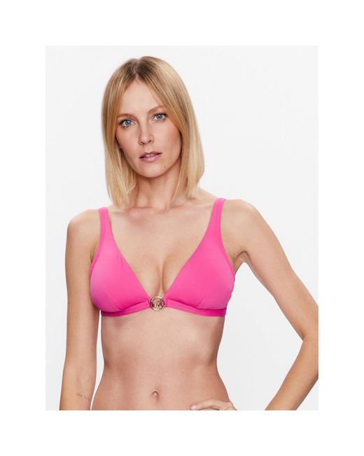 MICHAEL Michael Kors Pink Bikini-Oberteil Iconic Solids Mm7M509