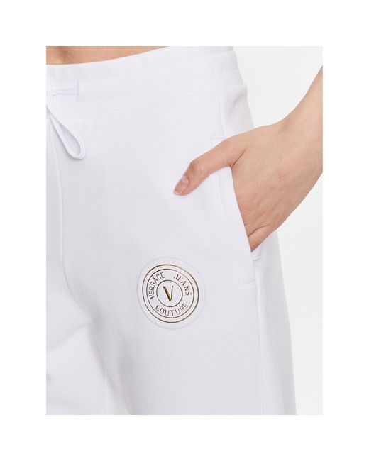 Versace White Jogginghose 74Haay01 Weiß Regular Fit