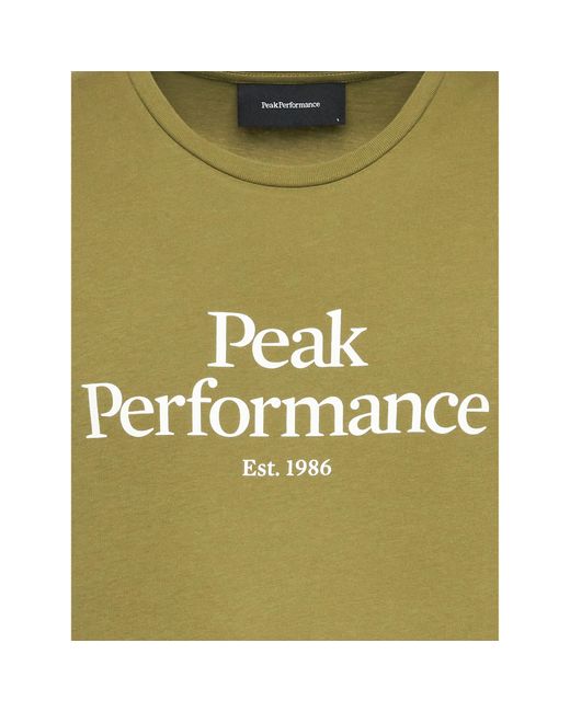 Peak Performance T-Shirt Original G77692390 Grün Slim Fit in Green für Herren
