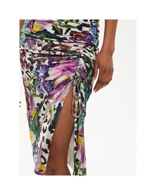 Just Cavalli Red Kleid Für Den Alltag 76Pao939 Slim Fit