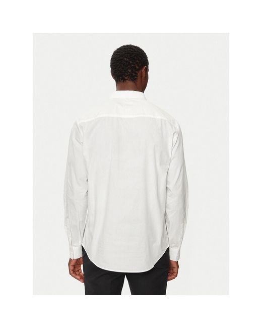 ARMANI EXCHANGE Hemd 6Dzc20 Znxlz 1116 Regular Fit in White für Herren