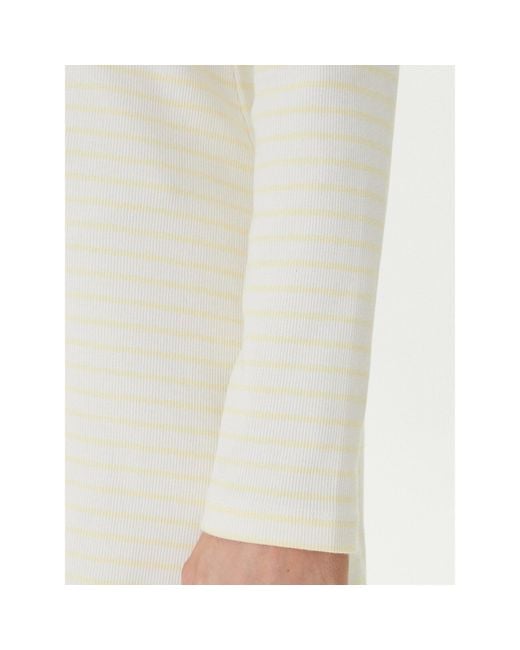 Calvin Klein White Kleid Für Den Alltag Monologo Lv047F839G Regular Fit