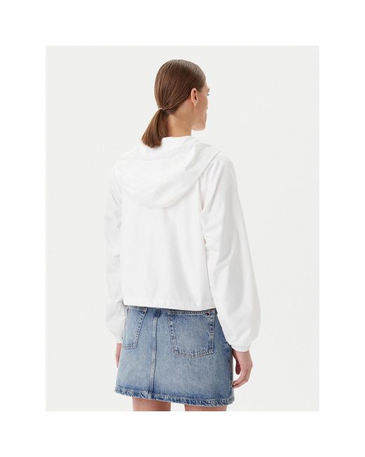 Tommy Hilfiger White Windjacke Essential Dw0Dw20672 Relaxed Fit