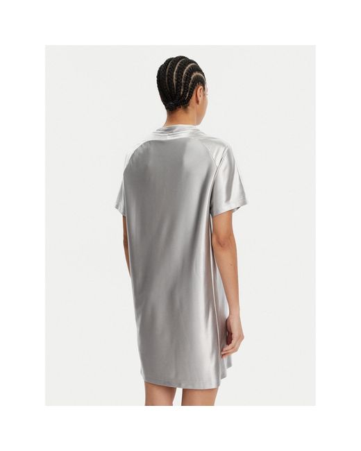 Adidas Gray Kleid Für Den Alltag Adicolor Teamgeist Jd0262 Loose Fit