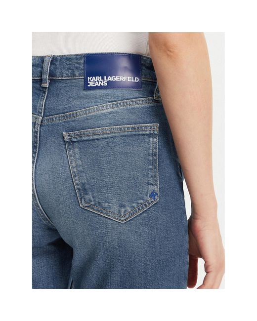 Karl Lagerfeld Blue Jeans A1W10028 Straight Fit