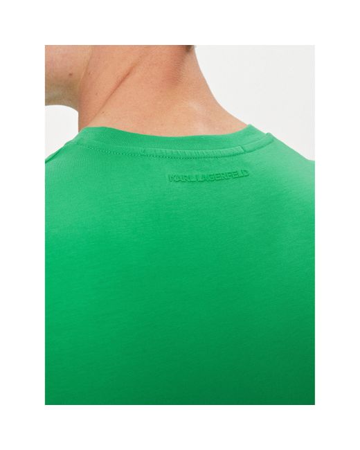 Karl Lagerfeld T-Shirt 755055 542221 Grün Regular Fit in Green für Herren