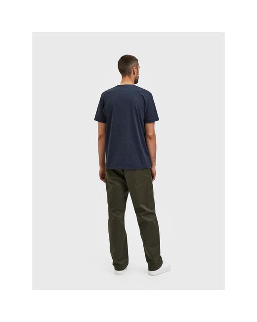 SELECTED T-Shirt Armin 16085666 Slim Fit in Blue für Herren
