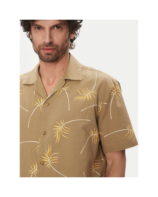Liu Jo Hemd Qa5103 T1999 M9413 Regular Fit in Brown für Herren