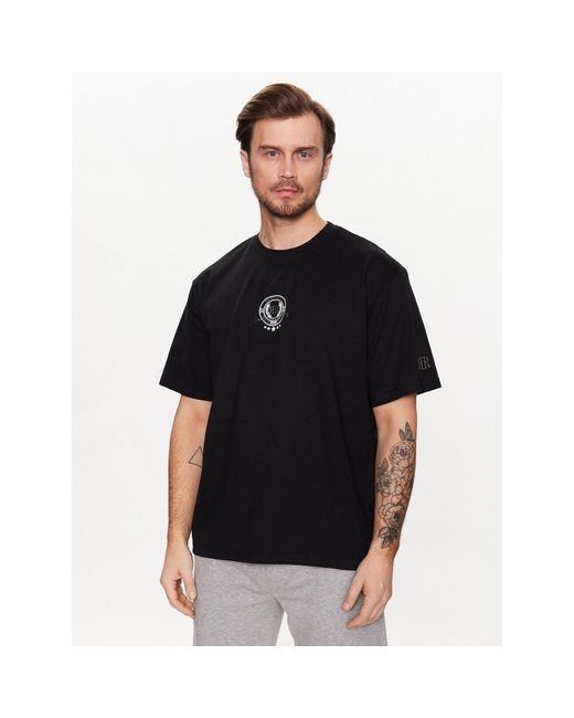 Redefined Rebel T-Shirt Alex 221027 Boxy Fit in Black für Herren