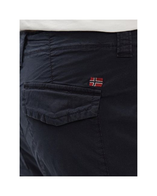 Napapijri Stoffshorts N-Horton Np0A4Hos Regular Fit in Blue für Herren