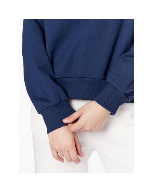 New Balance Blue Sweatshirt Wt31557 Regular Fit