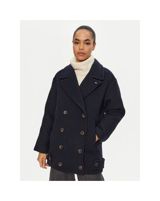 Tommy Hilfiger Blue Übergangsmantel Dw0Dw19752 Regular Fit