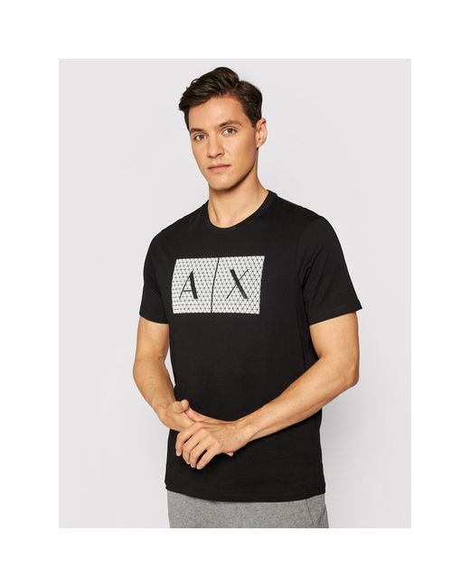 Armani Exchange T-Shirt 8Nztck Z8H4Z 1200 Slim Fit in Black für Herren