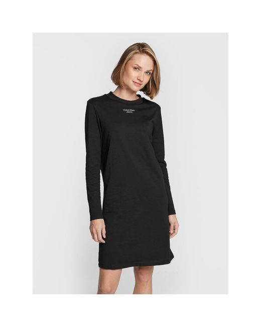 Calvin Klein Black Kleid Für Den Alltag J20J219853 Regular Fit