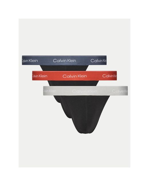 Calvin Klein 3Er-Set Stringtangas Lv00Nb4386 in Black für Herren