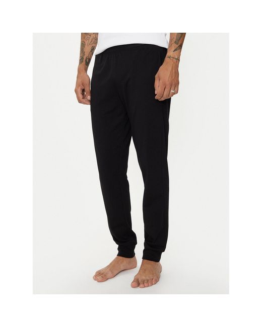Benetton Pyjamahose 30964F00G Regular Fit in Black für Herren