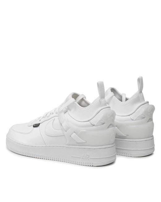 Nike White Sneakers Air Force 1 Low Sp Uc Gore-Tex Dq7558 101 Weiß