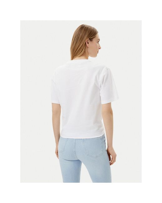 Silvian Heach White T-Shirt Knippi Gpp25190Ts Regular Fit