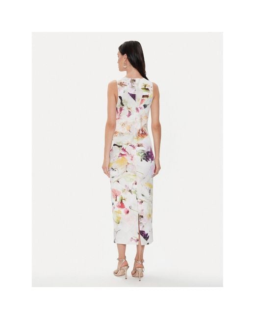 Ted Baker White Coctailkleid Lilyha 274416 Slim Fit