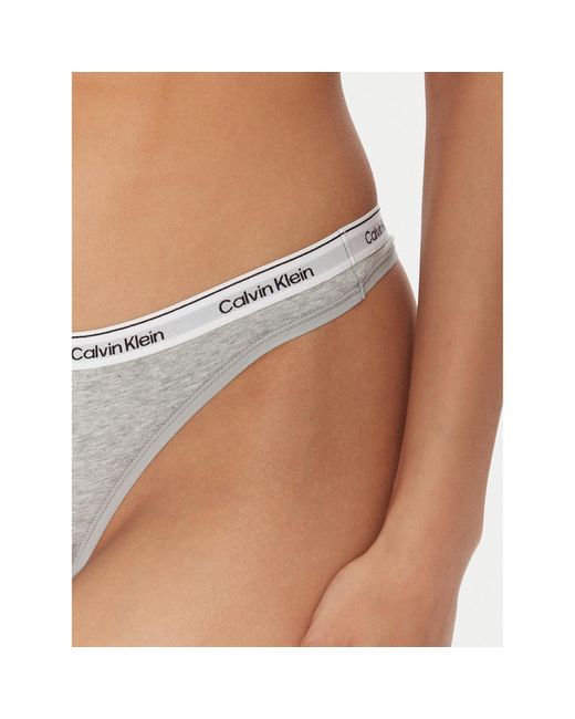 Calvin Klein Gray 3Er-Set Stringtangas 000Qd5209E
