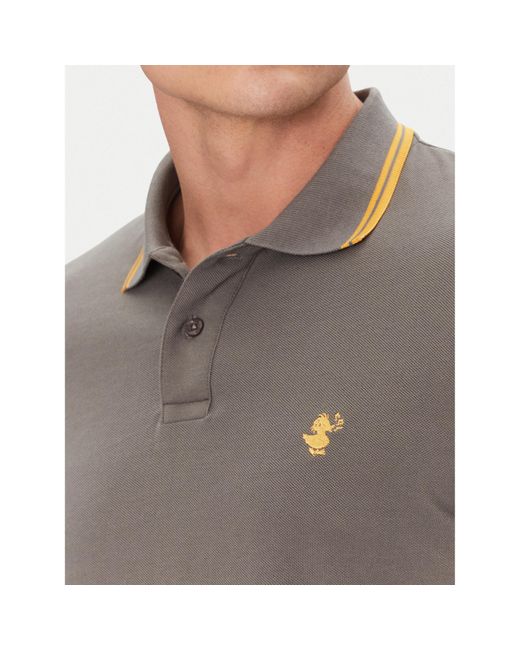 Save The Duck Poloshirt Dr0136M Bate20 Regular Fit in Gray für Herren