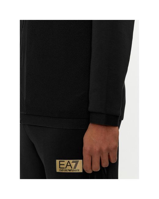 EA7 Sweatshirt 3Dpm10 Pjuzz 1200 Regular Fit in Black für Herren
