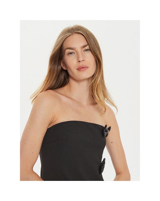 ELEH Black Abendkleid E00306 Slim Fit