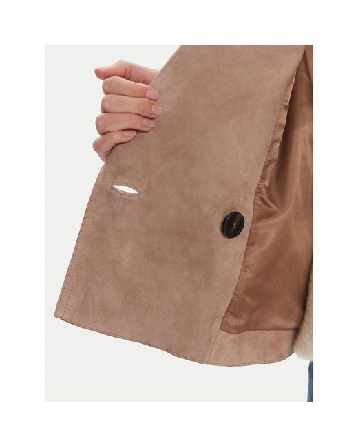 Weekend by Maxmara Natural Lederjacke Maga 2525446061 Regular Fit