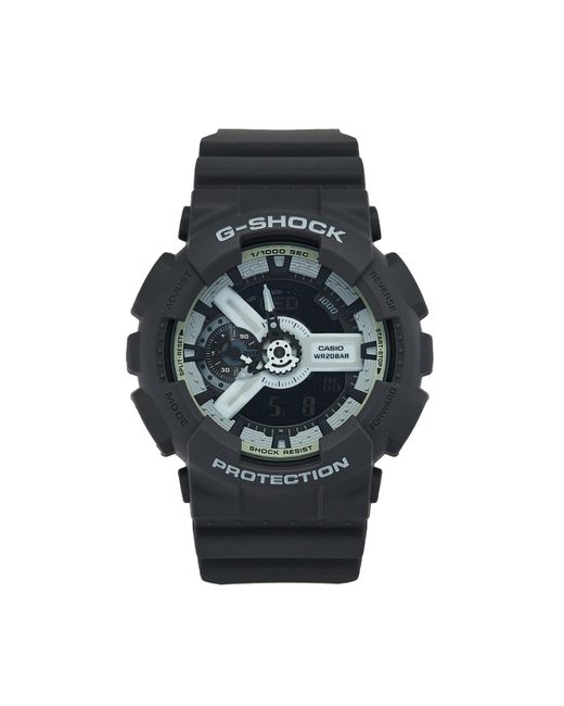 G-Shock Uhr Hidden Glow Ga-110Hd-8Aer in Black für Herren