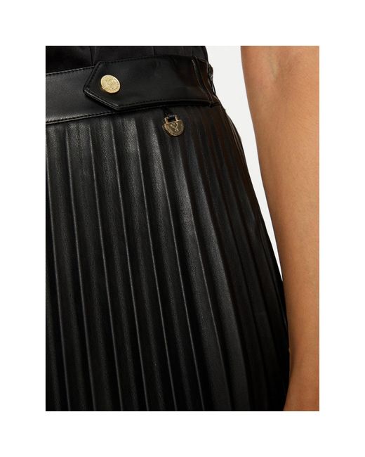 Lola Casademunt Black Lola_Casademunt Faltenrock Lf2408003 Regular Fit