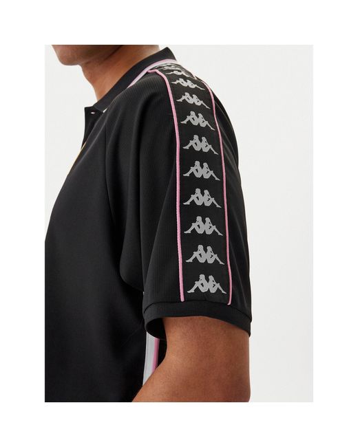 Kappa Technisches T-Shirt Banda Stafen 38254Uw Comfort Fit in Black für Herren