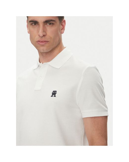 Tommy Hilfiger Poloshirt Mw0Mw33167 Regular Fit in White für Herren