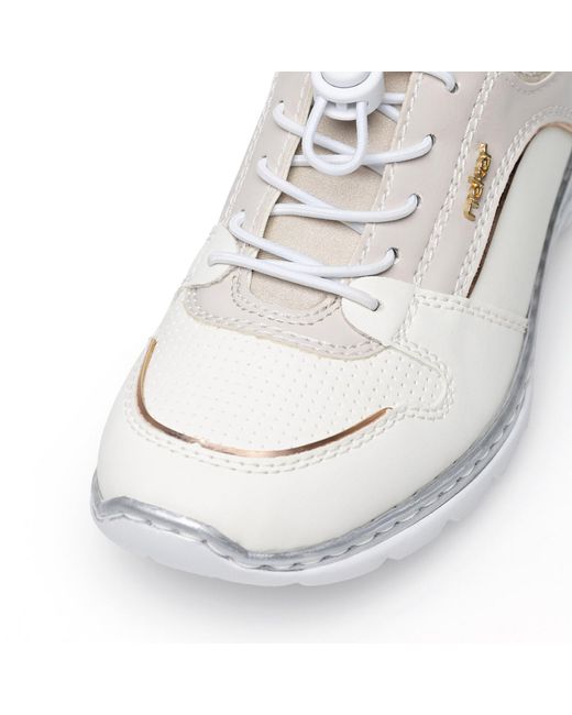 Rieker White Sneakers L3294-80 Weiß