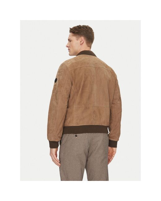 Joop! Lederjacke 17 Pios 80000774 Regular Fit in Brown für Herren