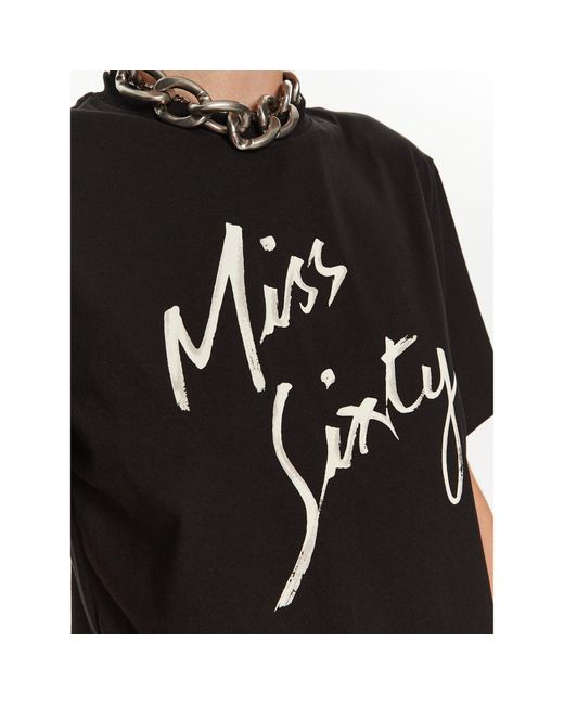 Miss Sixty Black T-Shirt 6L3Sj3780000 Regular Fit