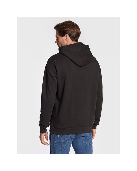 Solid Sweatshirt 21107167 Regular Fit in Black für Herren