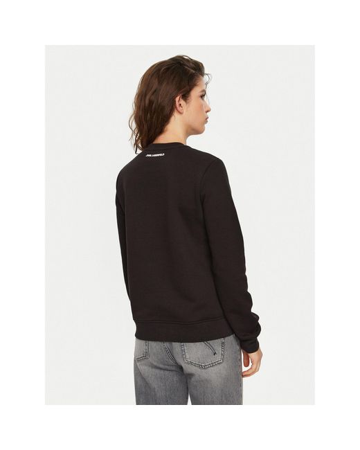 Karl Lagerfeld Black Sweatshirt A1W20081 Regular Fit