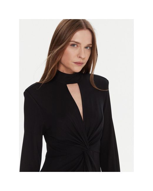Lola Casademunt Black Abendkleid Lf2516015 Regular Fit