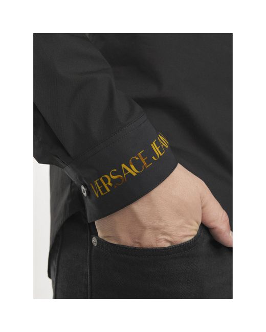 Versace Hemd 76Gal2Sw Regular Fit in Black für Herren