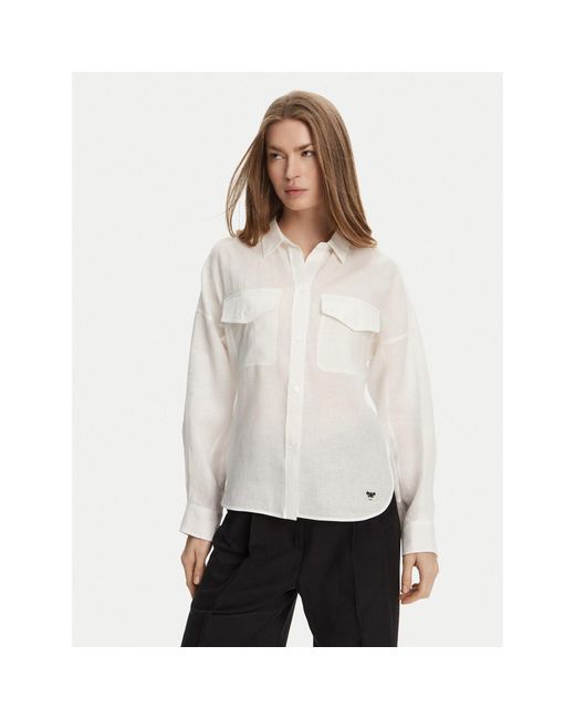 Weekend by Maxmara White Hemd Spoleto 2515111042 Regular Fit