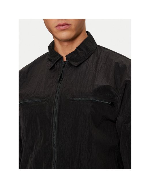 Rains Black Hemd Kano Overshirt 19220 Regular Fit